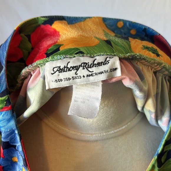 Floral Midi Vintage House Party Dress Anthony Richards women's size M - Picture 4 of 11